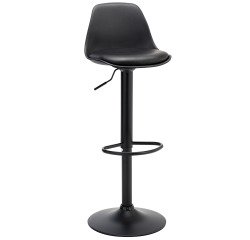 Tabouret Kocy - Réglable en hauteur - Pied noir