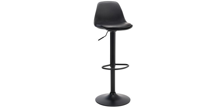Chaise haute Kocy - Réglable en hauteur - Structure noire