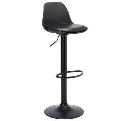 Tabouret Kocy - Réglable en hauteur - Pied noir