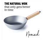 Poêle wok en acier carbone Nomad