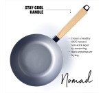 Poêle wok en acier carbone Nomad
