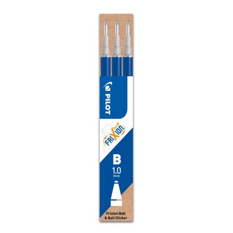 FriXion pen refill - Ball 1.0 - Set of 3 - Broad Tip