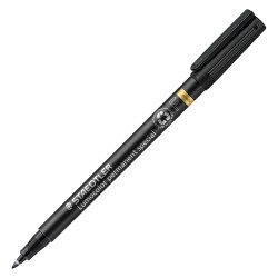 Stylo feutre Staetdler Lumocolor permanent Spécial 319 F pointe 0,6 mm - écriture fine noire