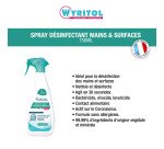 Désinfectant mains et surfaces Wyritol Professional Desinfection- Spray de 750 ml