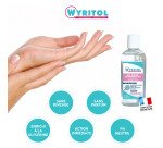 Gel hydroalcoolique désinfectant Wyritol - Flacon à clapet 100 ml