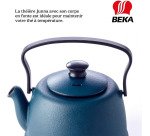 Théière en fonte Jenna - 1 L, bleu océan