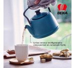 Théière en fonte Jenna - 1 L, bleu océan