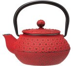 Théière en fonte Hanoi 0,30 L, rouge