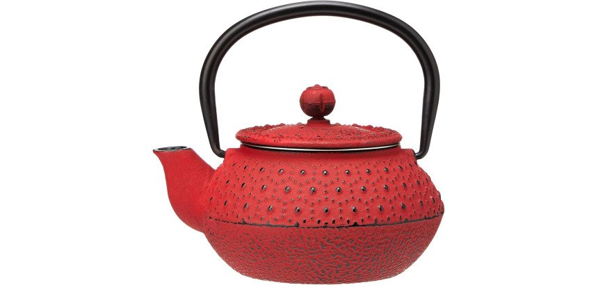 Théière en fonte Hanoi 0,30 L, rouge