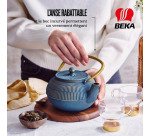 Théière en fonte Yuan - 0.9 L, bleu