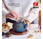 Théière en fonte Yuan - 0.9 L, bleu