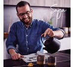 Théière en fonte Saga - 1,2 L, noir