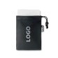 Sports towel with advertising pocket in RPET microfiber touch 30 x 80 cm - 1 color marking