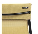 Chaise assise grand-confort HORIZON - Toile Batyline - Pied acier noir