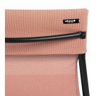 Stoel groot comfort HORIZON - Batyline stof - Zwarte stalen poot