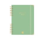 Agenda dia página 155x212 mm Alma Verde Finocam