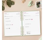 Agenda dia página 155x212 mm Alma Verde Finocam