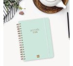 Agenda dia página 155x212 mm Alma menta Finocam