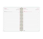 Agenda dia página 155x212 mm Alma menta Finocam