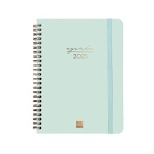 Agenda semana vista 155x212 mm Alma menta Finocam