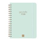 Agenda semana vista 155x212 mm Alma menta Finocam