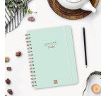 Agenda semana vista 155x212 mm Alma menta Finocam