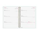 Agenda semana vista 155x212 mm Alma menta Finocam