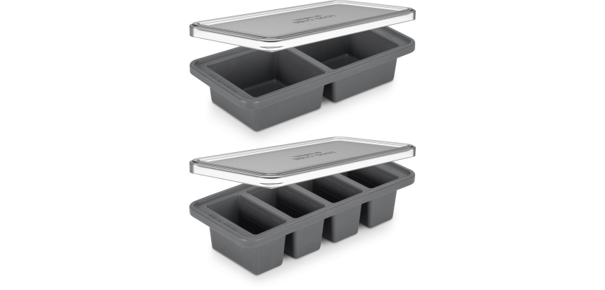 Set de 2 Foodcubes avec couvercles - planifier votre repas