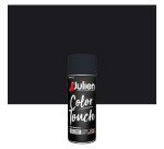 Peinture brillante multi-supports Color Touch Julien - Aérosol de 400 ml, noir RAL9005