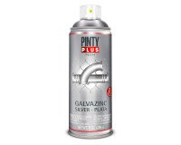 Peinture galvanisée brillant Galvazinc Pintyplus Tech - Aérosol de 520 ml, argent G150