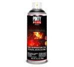 Peinture anti-calorique spéciale haute température Pintyplus Tech - Aérosol de 520 ml, noir mat A104
