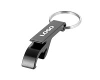 Sleutelhanger met flesopener promotieartikel - bedrukking in 1 kleur