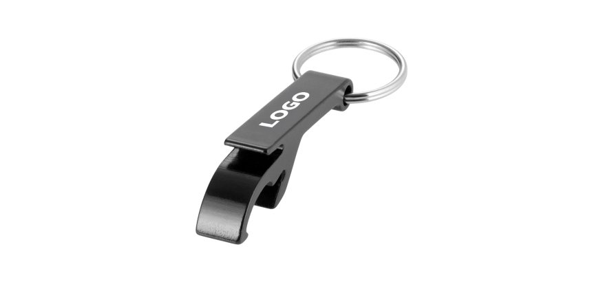 Porte-clés décapsuleur publicitaire - marquage 1 couleur
