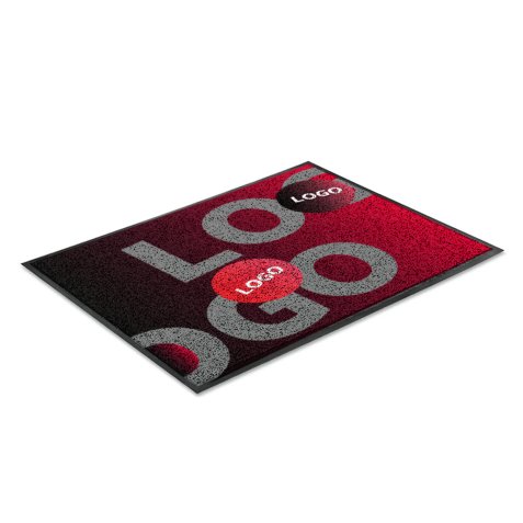 Tapis d'accueil publicitaire 80 x 120 cm - marquage multicolore