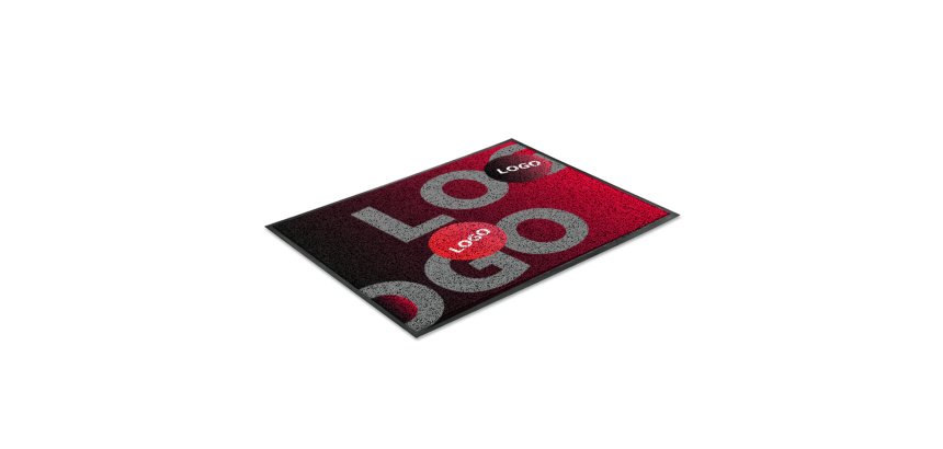 Tapis d'accueil publicitaire 80 x 120 cm - marquage multicolore
