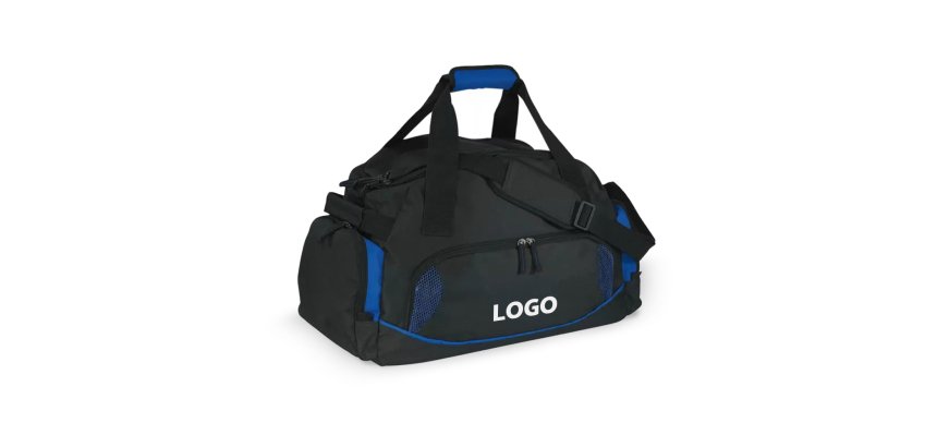 Sport- en reistas tweekleurig promotieartikel - opdruk in 1 kleur