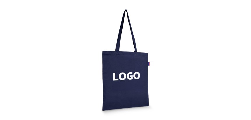 Sac couleur en coton publicitaire totebag 150 g/m² - 10 L - marquage 1 couleur