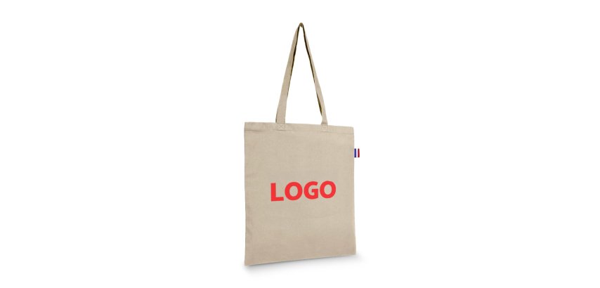 Advertising cotton totebag with color - 150 g/m² - 10 L - 1 color imprint