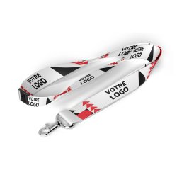 Advertising neck strap