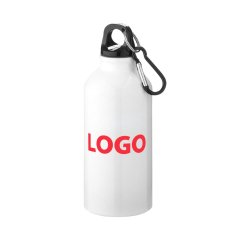 Advertising metal water bottle – capacity 0,4 L - 1-color imprint