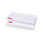 Notes repositionnables publicitaires 100 x 75 mm – Bloc de 100 feuilles - marquage multicolore