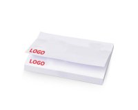 Notes repositionnables publicitaires 100 x 75 mm – Bloc de 100 feuilles