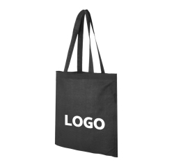 Publicity cotton tote bag in 140 g/m² color - long handles - 10 L - single-color printing