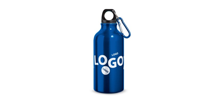 Gourde publicitaire en métal – contenance 0,4 L - marquage 1 couleur