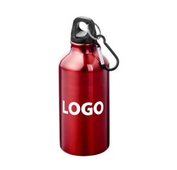 Advertising metal water bottle – capacity 0,4 L - 1-color imprint