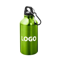 Advertising metal water bottle – capacity 0,4 L - 1-color imprint