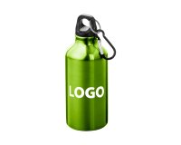 Advertising metal water bottle – capacity 0,4 L - 1-color imprint