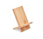 Support de téléphone publicitaire en bambou - marquage 1 couleur