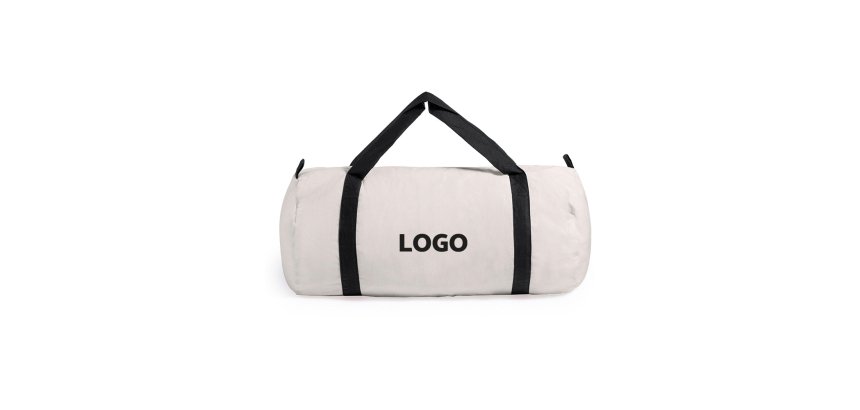Promotional duffle sports bag - colorful handles