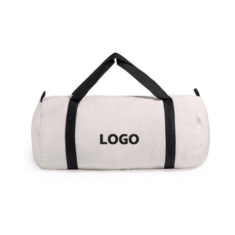 Sac de sport polochon publicitaire - anses colorées - marquage 1 couleur